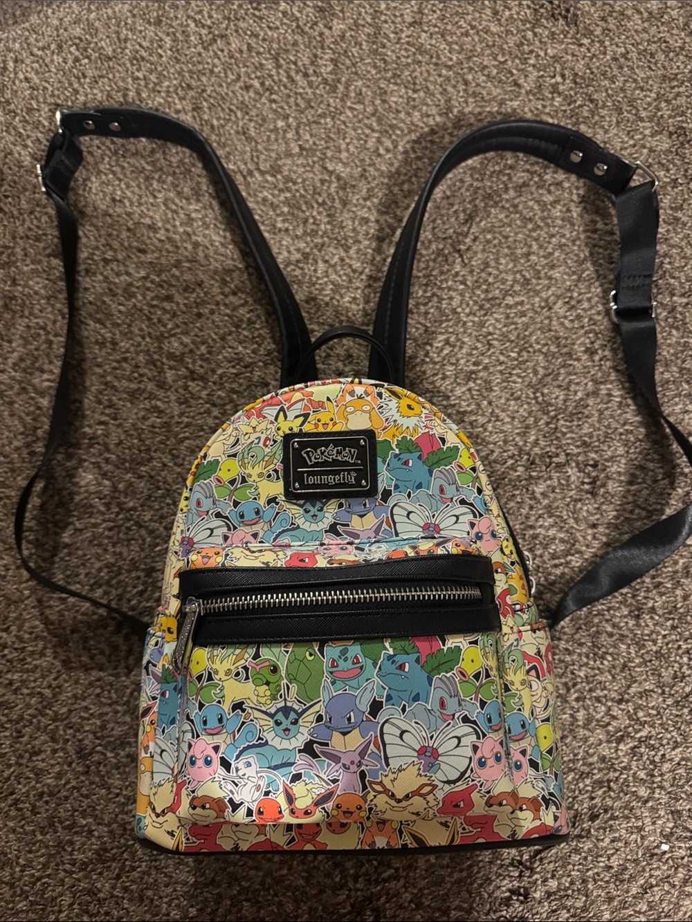 Loungefly Pokémon Eeveelutions Kids Mini Backpack - Multicolor Characters